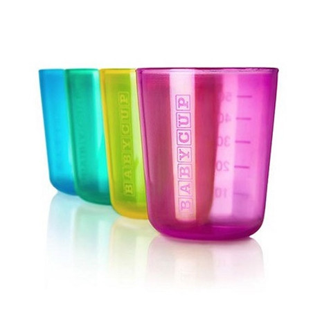 Lot de 4 mini-tasses graduées multicolores