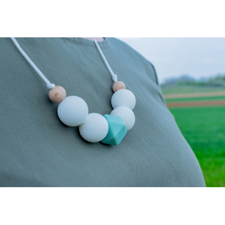 Collier d'allaitement Sweet Candy Aigue-Marine