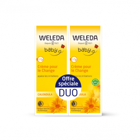 Duo Crème pour le change au Calendula