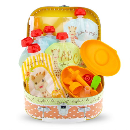 Coffret cadeau gourdes Sophie la Girafe