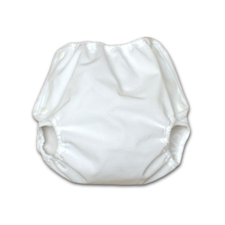 Culotte de protection blanche à pressions pour couche classique