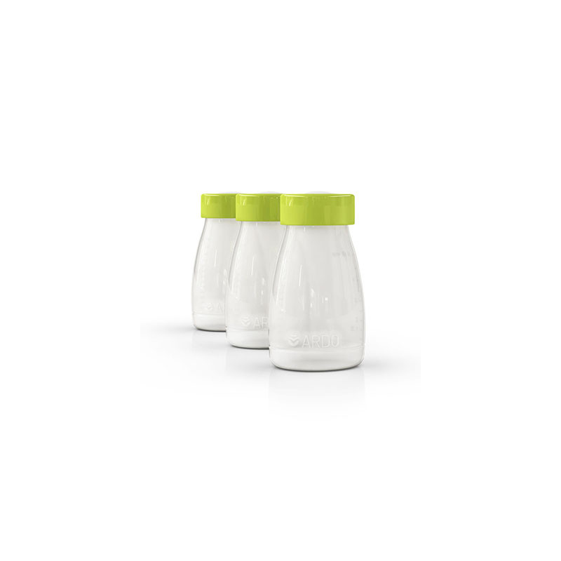 Lot de 3 flacons de stockage de lait maternel