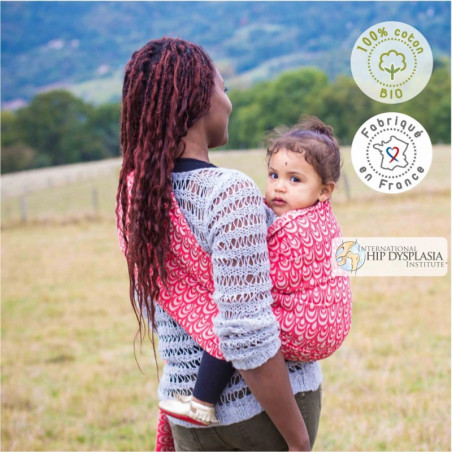 Sling tricotée en coton Dune Rouge