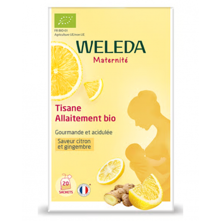 Tisane d'allaitement citron gingembre