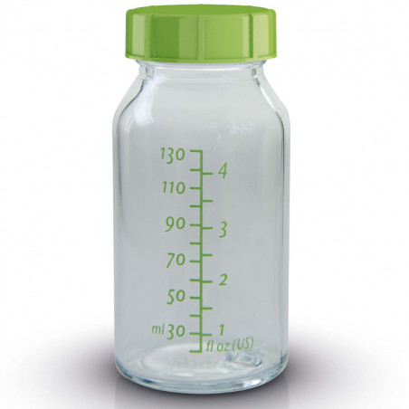 Flacon de stockage de lait maternel en verre