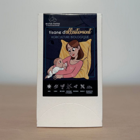 Tisane d'allaitement bio - 18 sachets (anis, carvi, melisse, fenugrec)