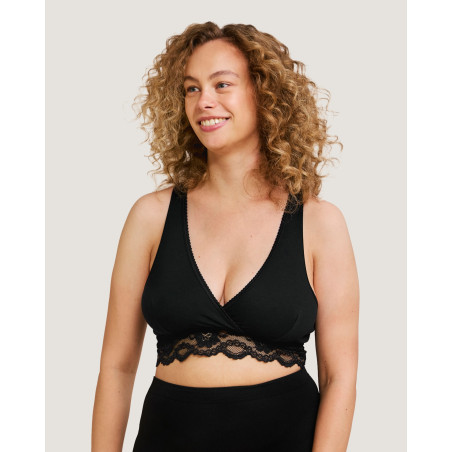 Soutien-gorge d'allaitement cache-coeur
