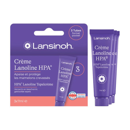 Lot de 3 crèmes à la lanoline